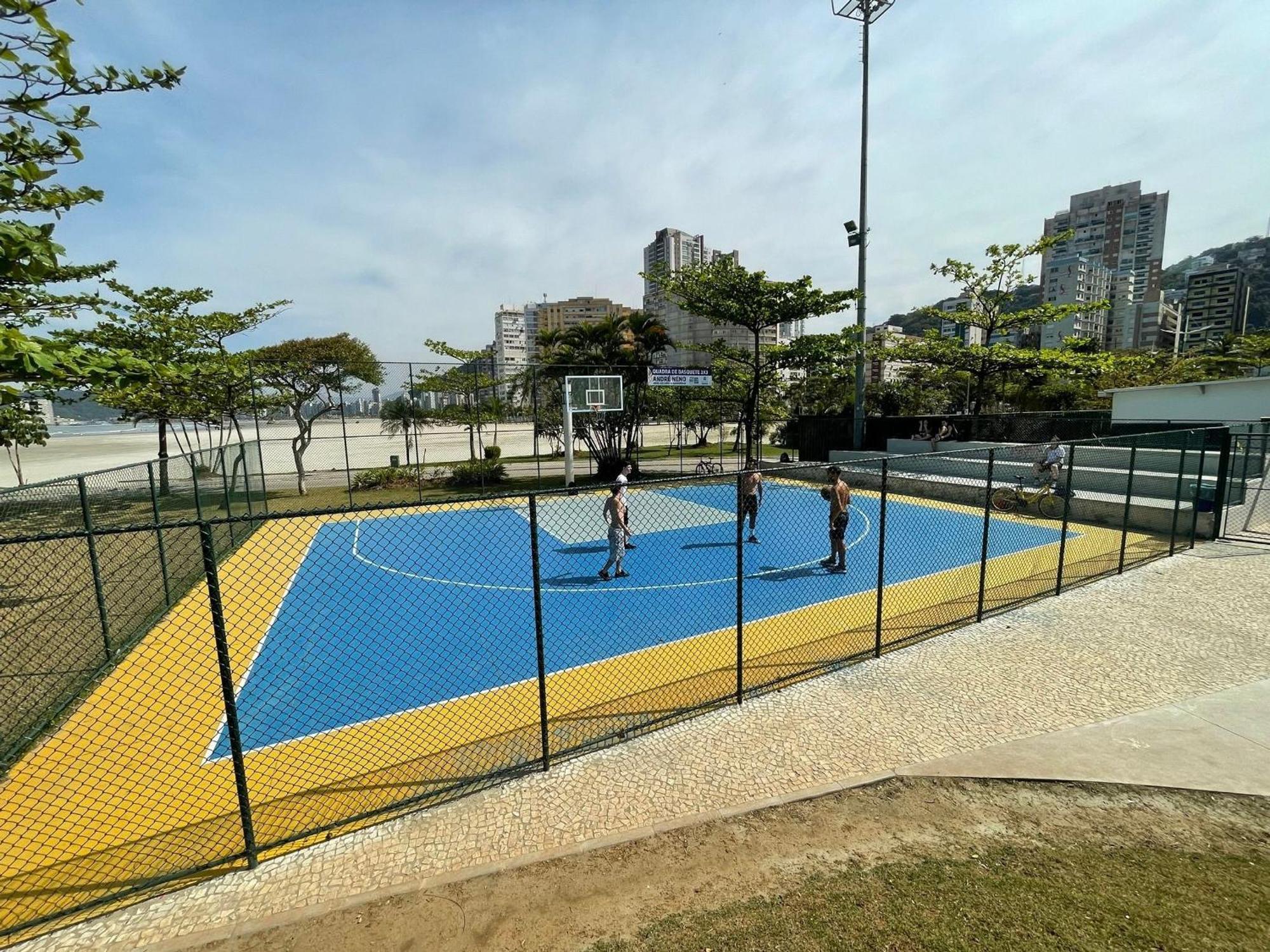 Ap Pe Na Areia Vista Parcial Mar Apartman Santos Kültér fotó