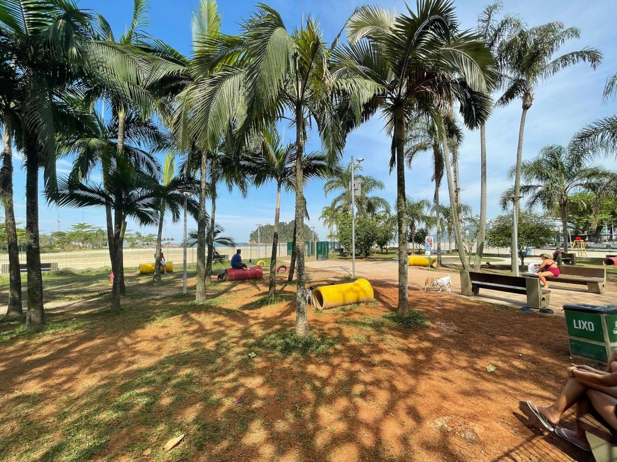 Ap Pe Na Areia Vista Parcial Mar Apartman Santos Kültér fotó